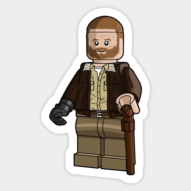 Lego rick grimes sales